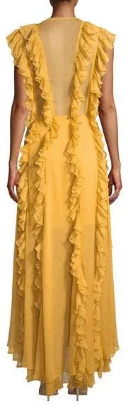 'Ambra' Ruffle Maxi Dress