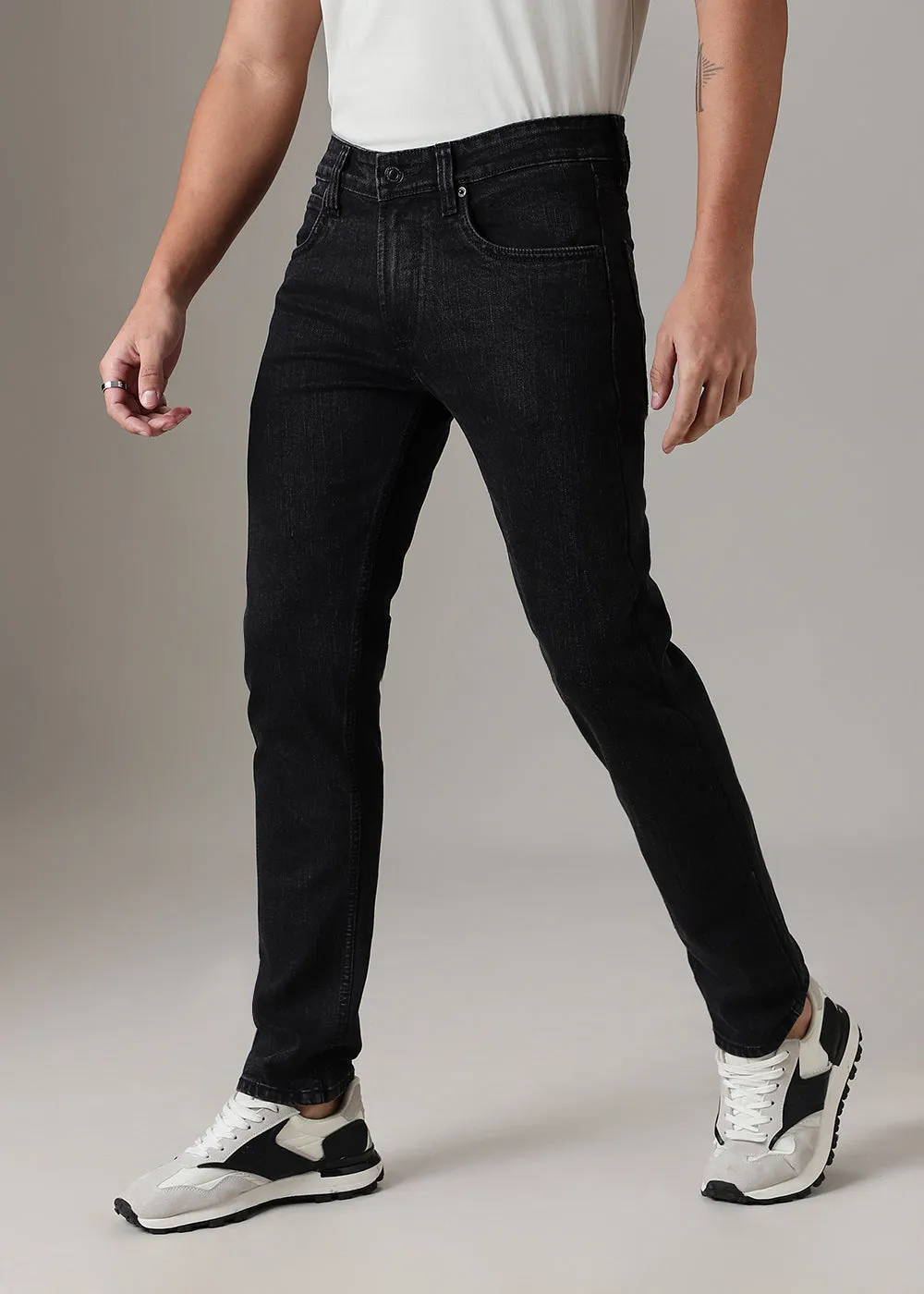 Caviar Black Slim Fit Denim