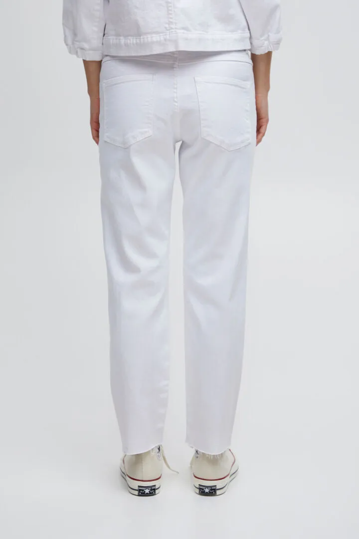 Ichi Ziggy Raven Jeans-Bright White-20118315