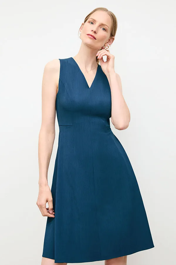 Jaycie Dress - Recycled WonderTex :: Deep Teal