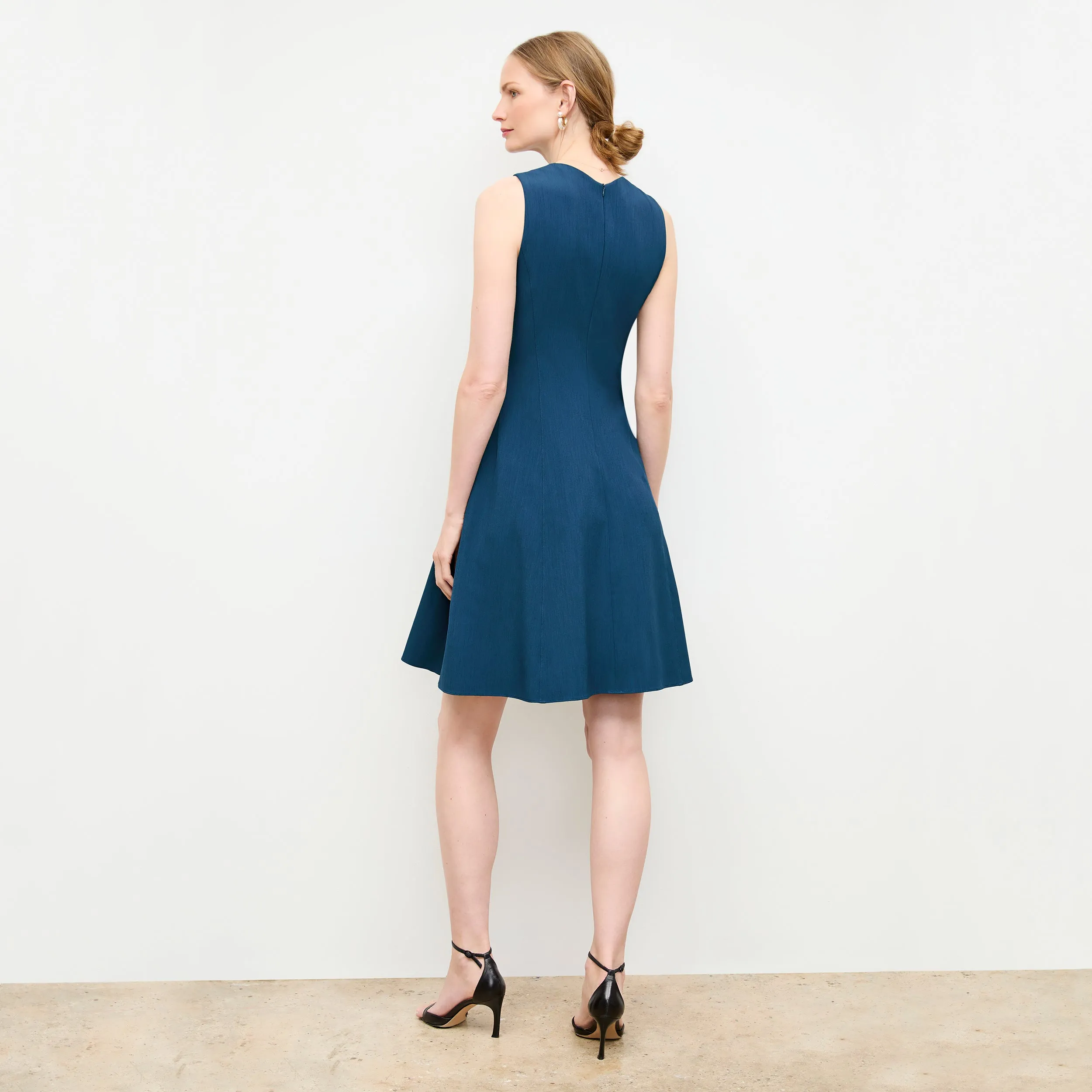 Jaycie Dress - Recycled WonderTex :: Deep Teal