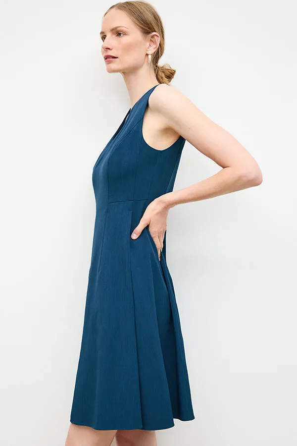 Jaycie Dress - Recycled WonderTex :: Deep Teal