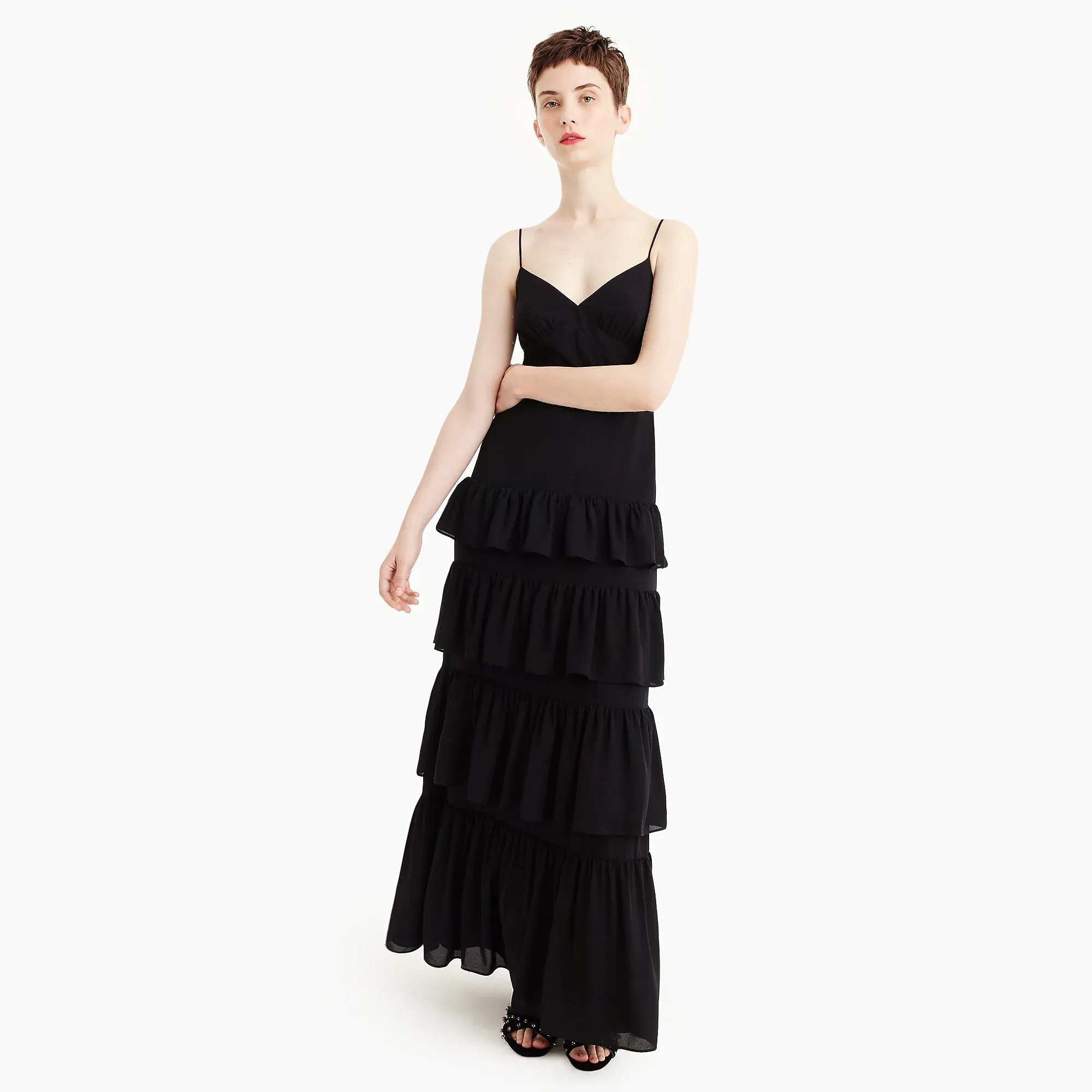 J.crew Spaghetti-strap cha-cha maxi dress