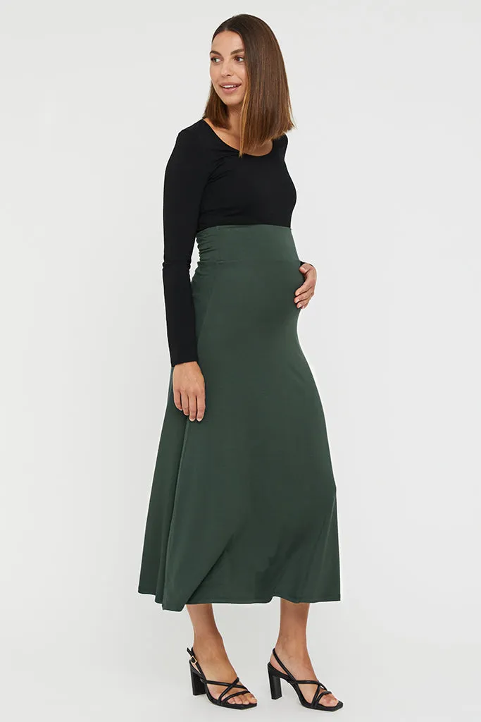 Lana Long Skirt - Forest