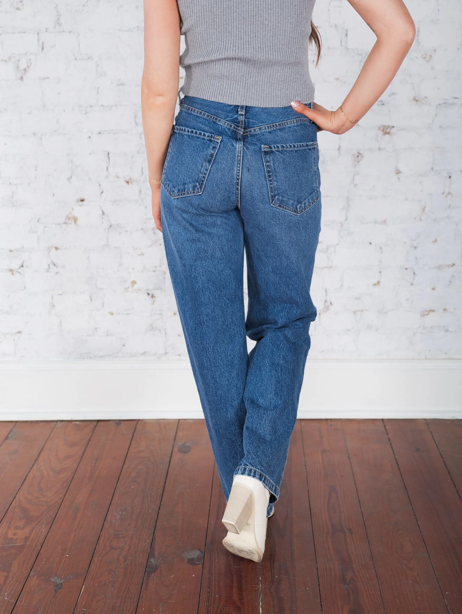 Live Simply Straight Leg Jeans