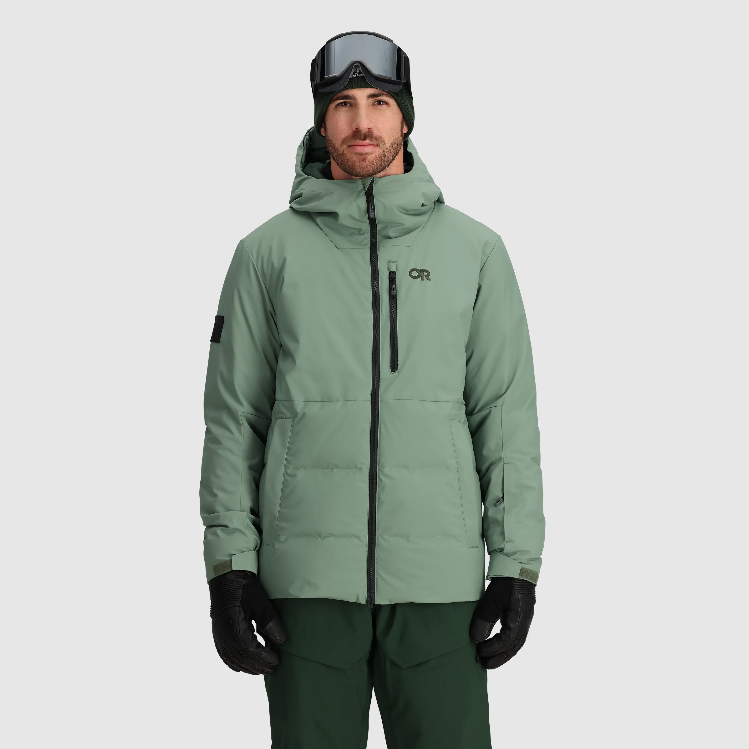 Mens Lightweight Snowcrew Down Jacket