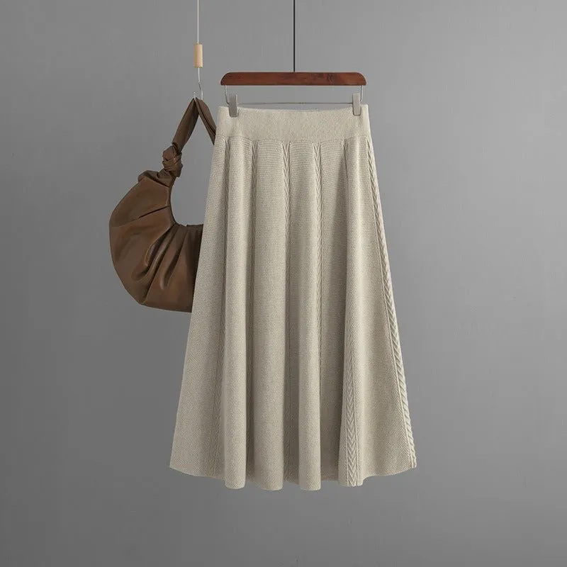 Pre Order:  Classic Umbrella Knit Skirt