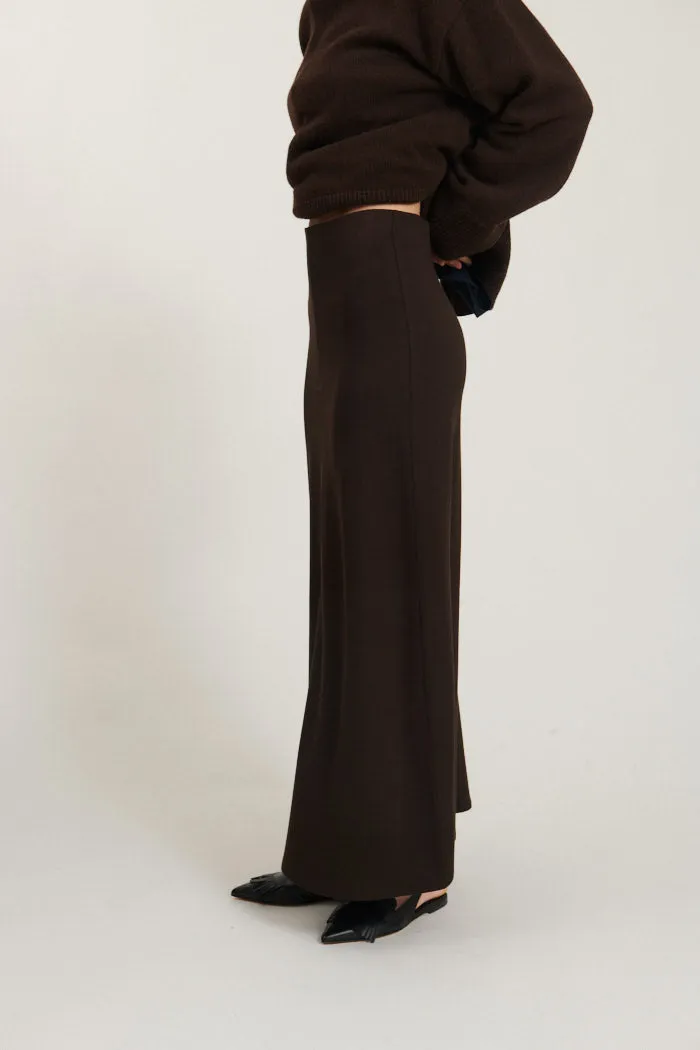 Sadie Long Skirt - Chocolate torte