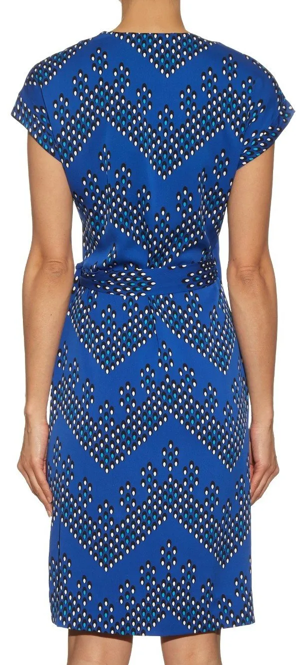 'Sascha' Dot-Print Wrap Dress