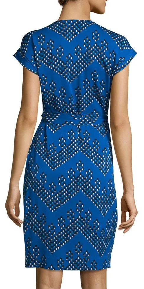 'Sascha' Dot-Print Wrap Dress