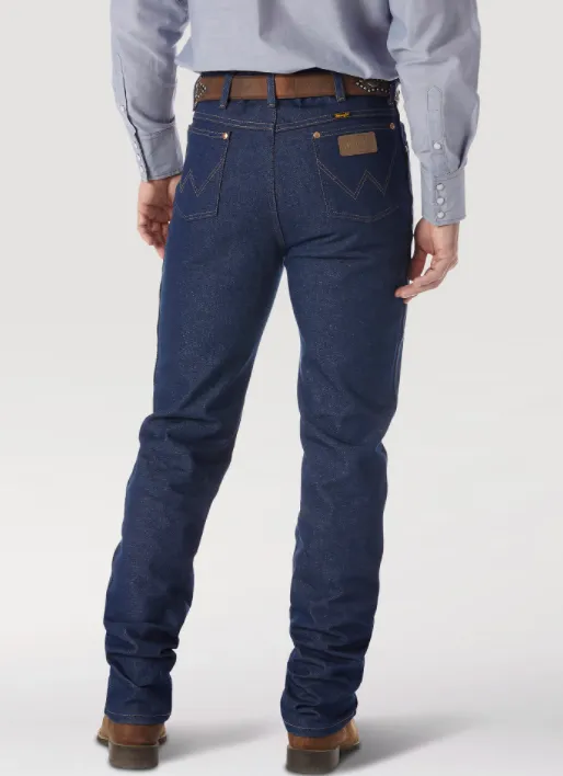 Wrangler 0936DEN Men's Rigid Indigo Cowboy Cut® Slim Fit Jean (SHOP IN-STORES TOO)