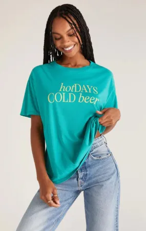 Z SUPPLY BOYFRIEND COLD BEER TEE